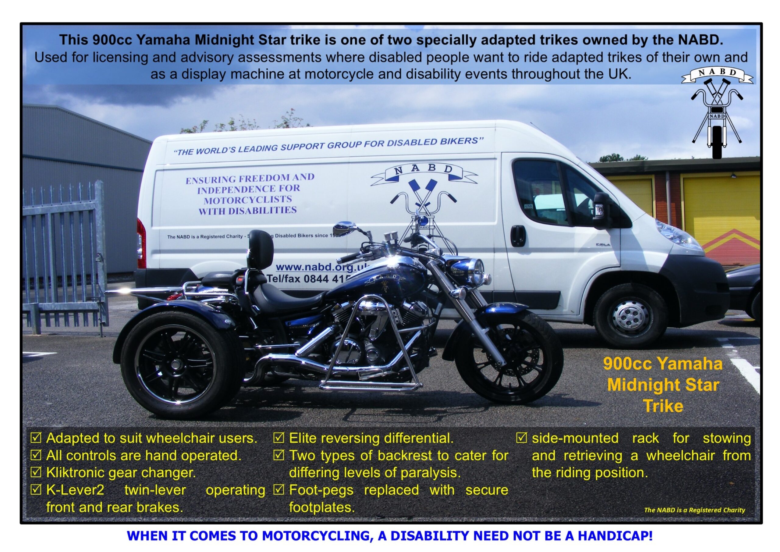 Yamaha Midnight Star Trike