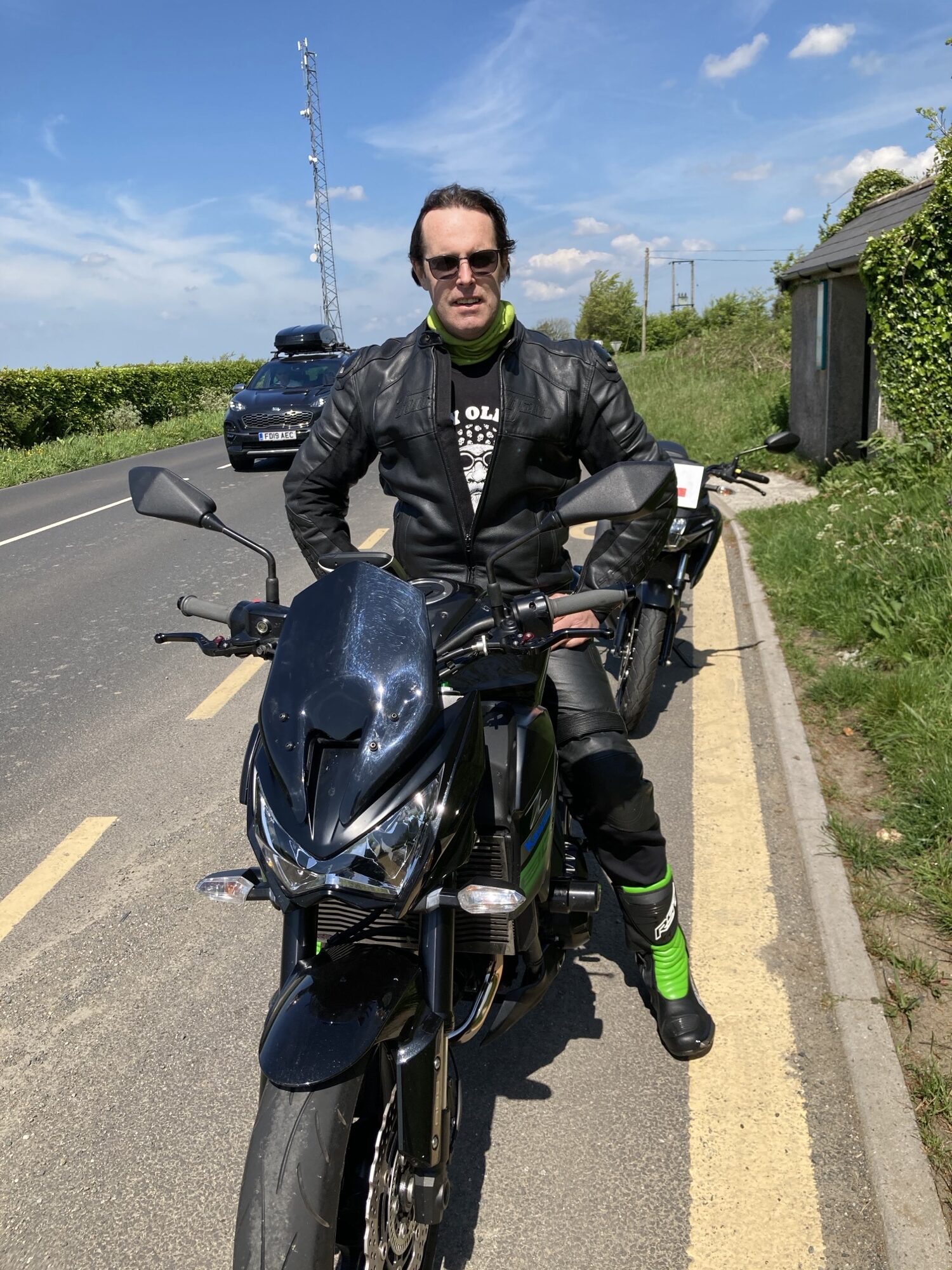 Andy has covered many miles in the saddle since gaining his full licence