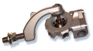 Terminal device for a prosthetic arm to attach to a motorcycle handlebar.