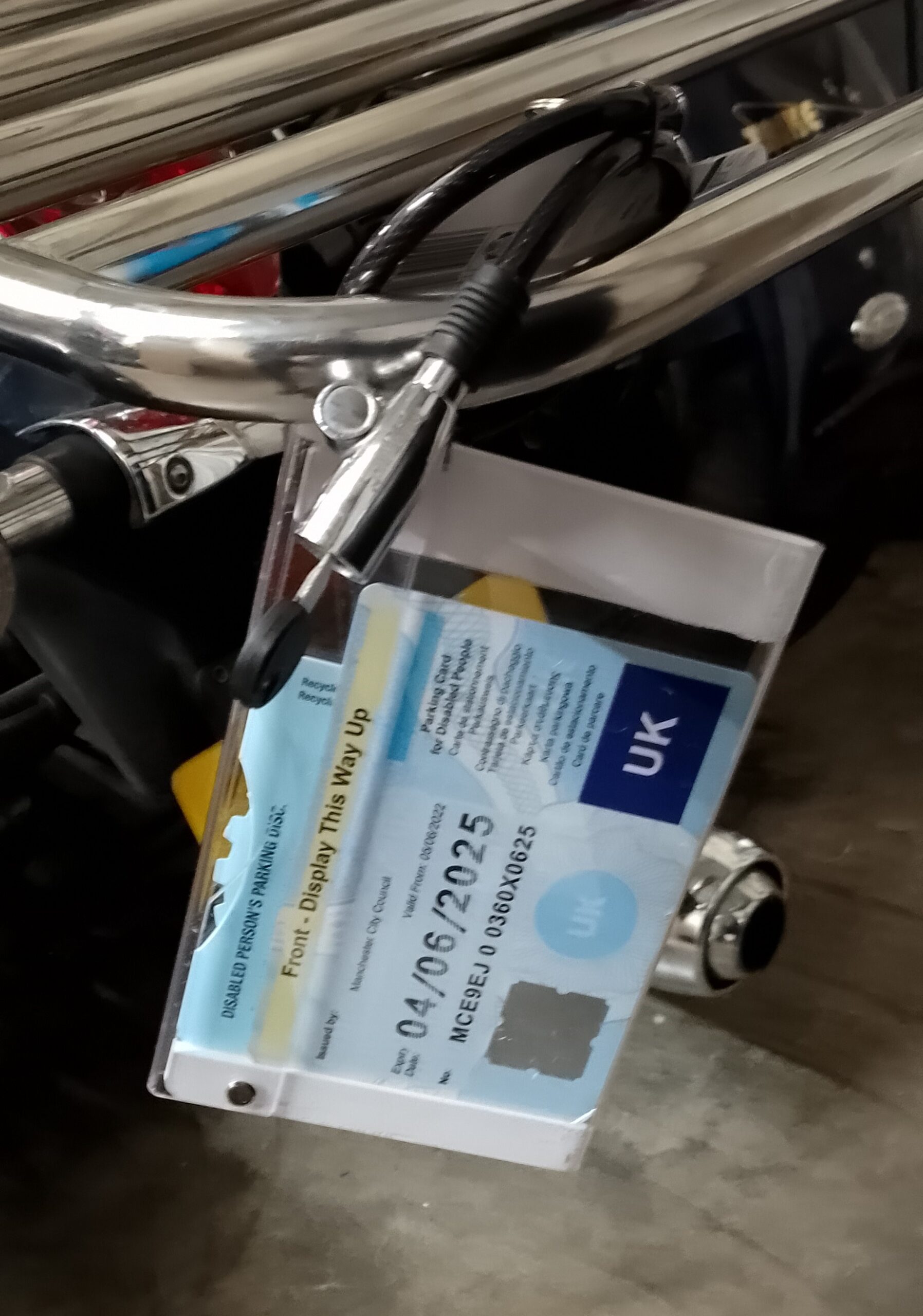 NABD Blue Badge Holder - Image 6