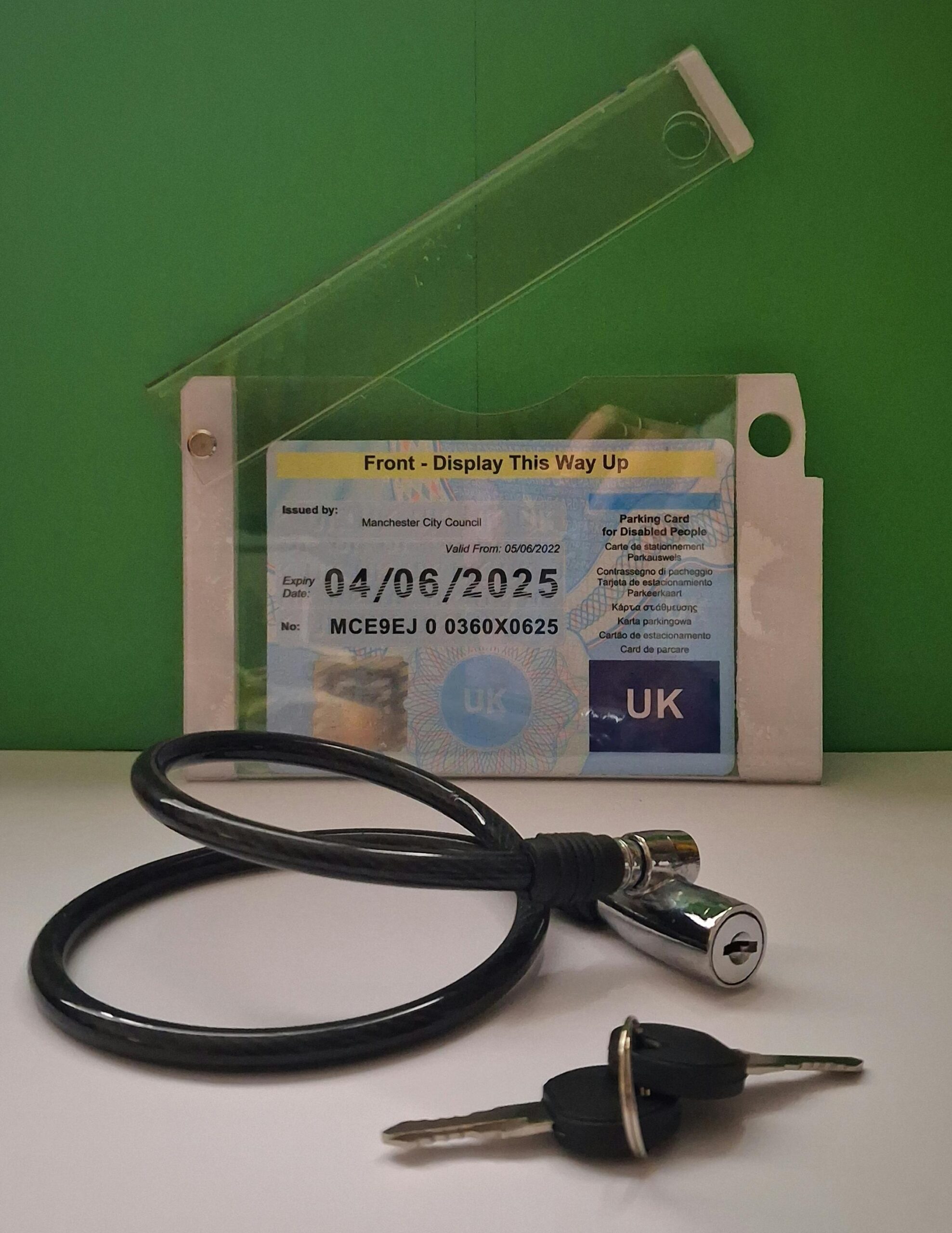 NABD Blue Badge Holder - Image 2